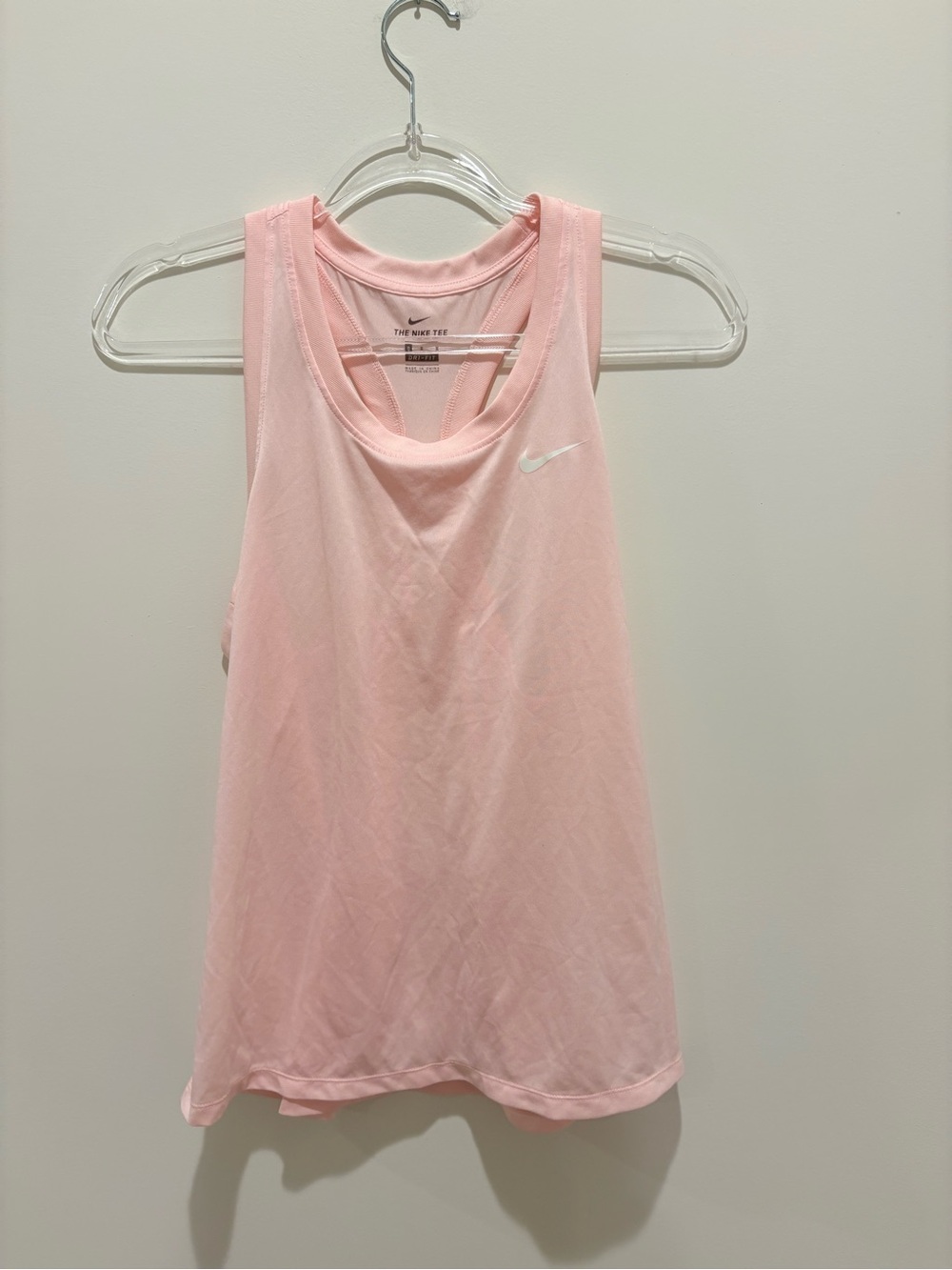 Nike Light Pink Racerback Performance Tank